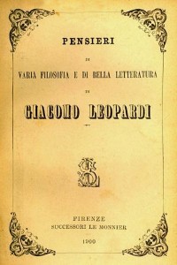 Pensieri di varia filosofia e di bella letteratura (Zibaldone)