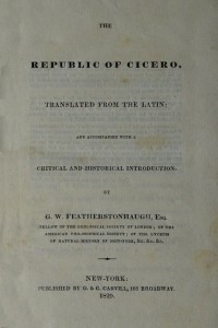 The Republic of Cicero - Marcus Tullius Cicero